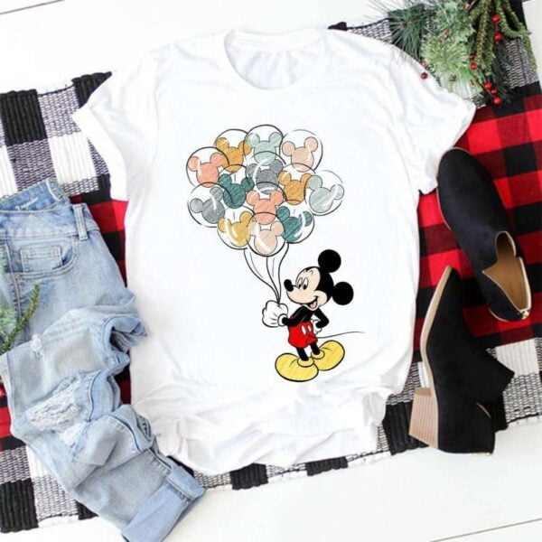 Mickey Mouse Balloon Unisex T Shirt