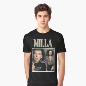 Milla Jovovich Actress Unisex T Shirt