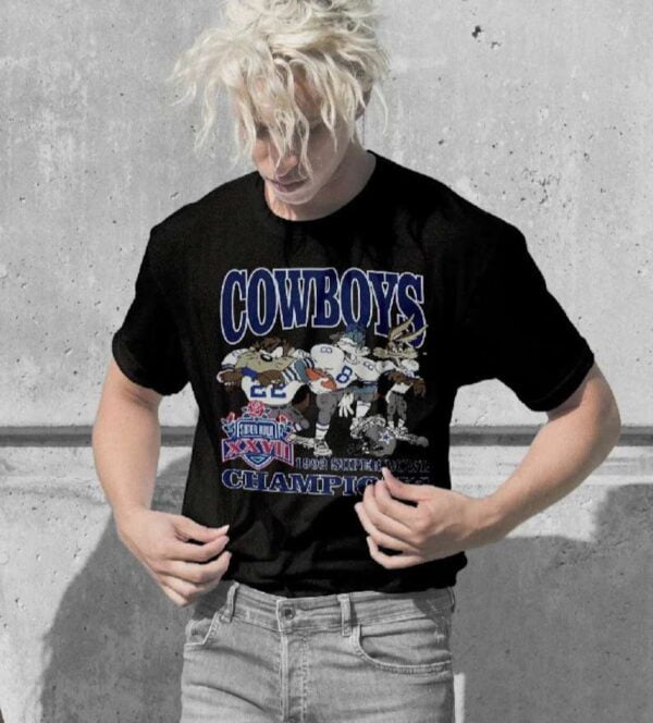 NFL Dallas Cowboys Looney Tunes Taz Unisex T Shirt