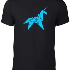 Origami Unicorn Unisex T Shirt