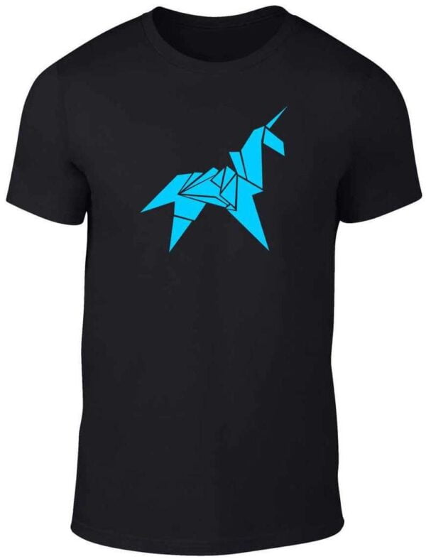 Origami Unicorn Unisex T Shirt