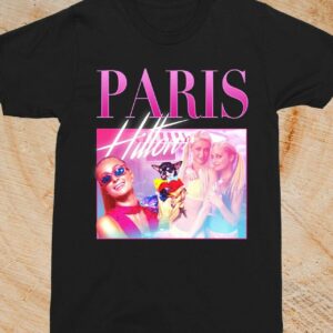 Paris Hilton Businesswoman Vintage Unisex T Shirt