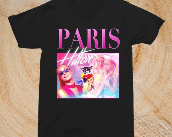 Paris Hilton Businesswoman Vintage Unisex T Shirt