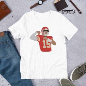 Pat Mahomes Flex Touchdown Celebration NFL Kansas City Chiefs Unisex T Shirt