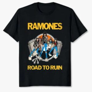 Ramones Band Road To Ruin Album Unisex T Shirt