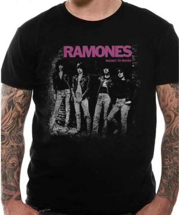 Ramones T Shirt Rocket To Russia