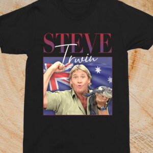 Steve Irwin The Crocodile Hunter Vintage Unisex T Shirt