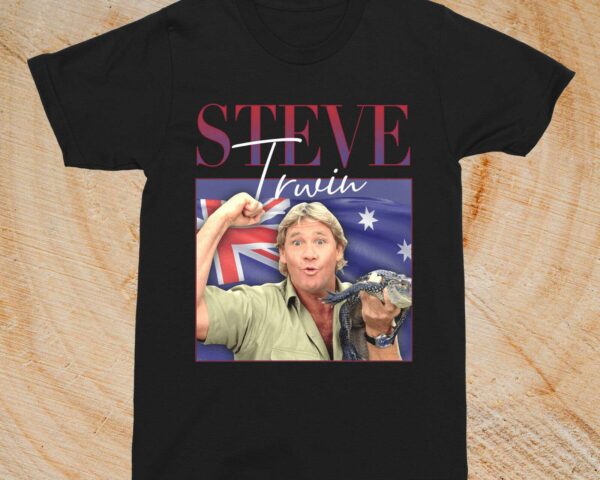 Steve Irwin The Crocodile Hunter Vintage Unisex T Shirt