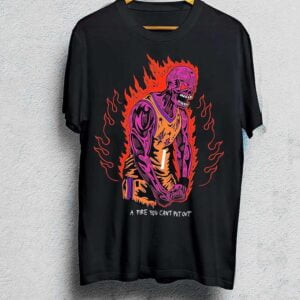Suns x Warren Lotas A Fire you Cant Put Out Purple Skeleton Unisex T Shirt