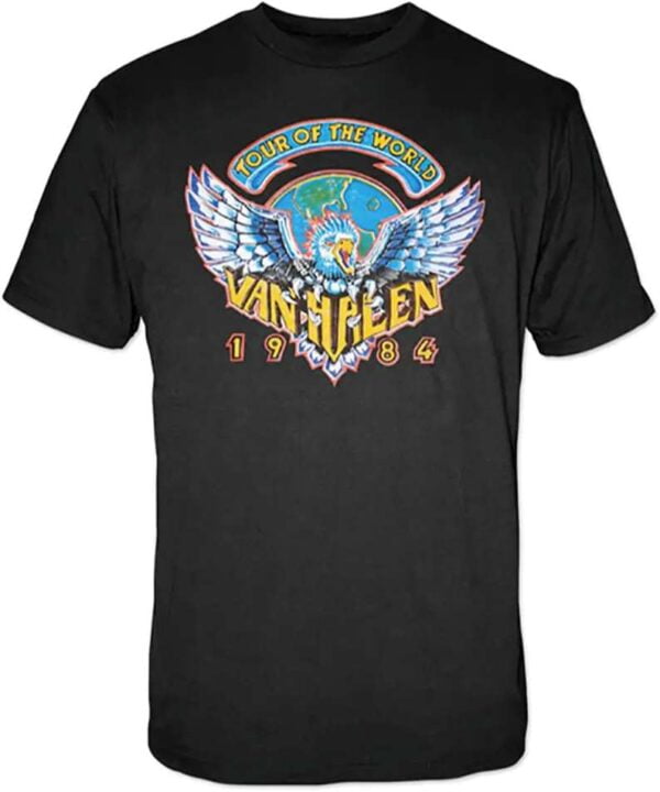 Van Halen Tour of The World 1984 Unisex T Shirt