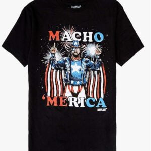 Wrestling Macho Merica Unisex T Shirt