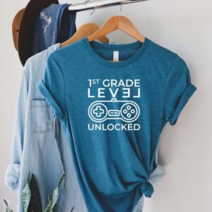 1st Grade Level Unlocked Shirt Back To School