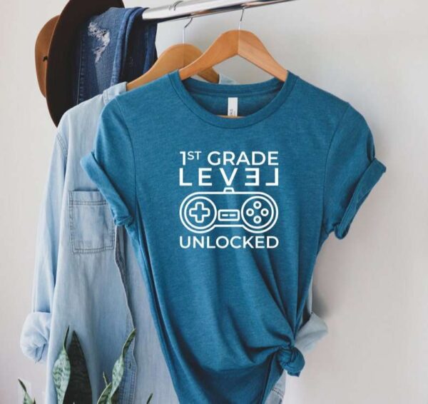 1st Grade Level Unlocked Shirt Back To School