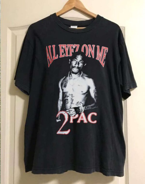 2 Pac All Eyez On Me Black T Shirt Tupac Shakur