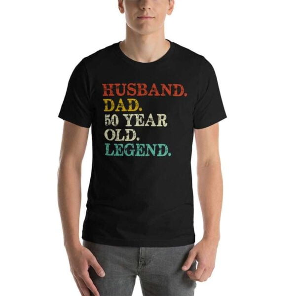 50th Birthday T Shirt For Men Husband Dad 50 Year Old Legend
