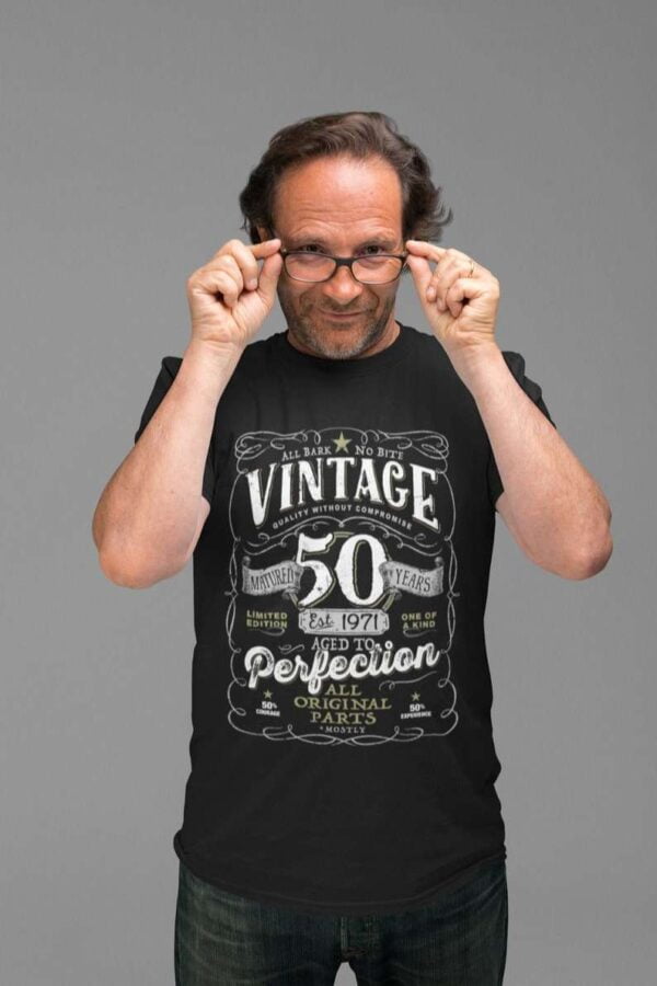 50th in 2021 Birthday Gift For Men 1971 Shirt