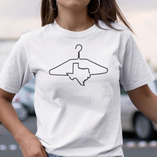 Abortion Coat Hanger Feminism Texas Map Unisex T Shirt