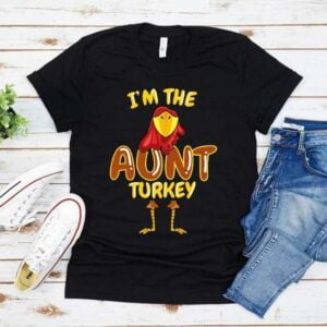 Aunt Turkey Matching Family Thanksgiving T Shirt