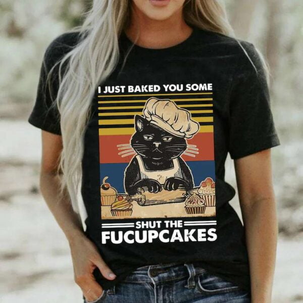 Baking Fucupcakes Cat Shirt