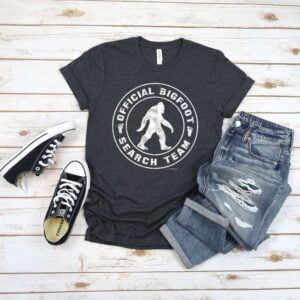 Bigfoot T Shirt Big Foot Search Team