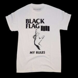Black Flag My Rules Unisex T Shirt