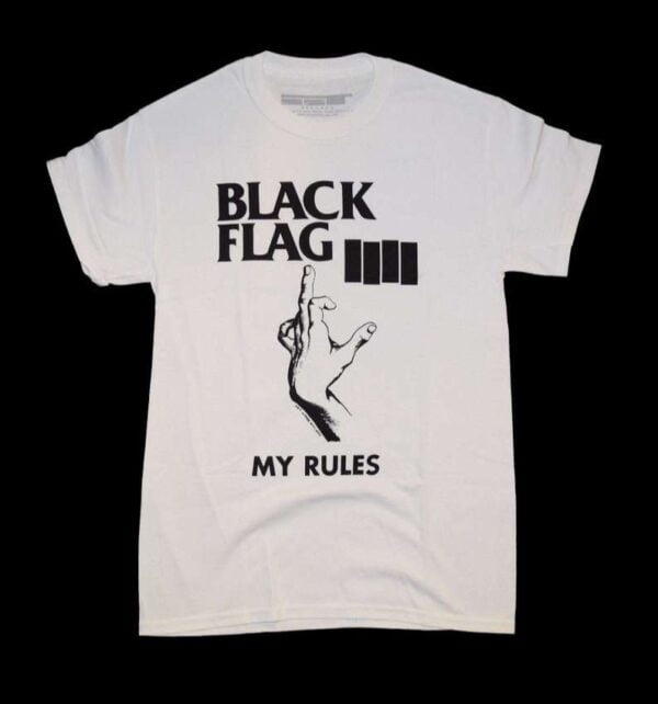 Black Flag My Rules Unisex T Shirt