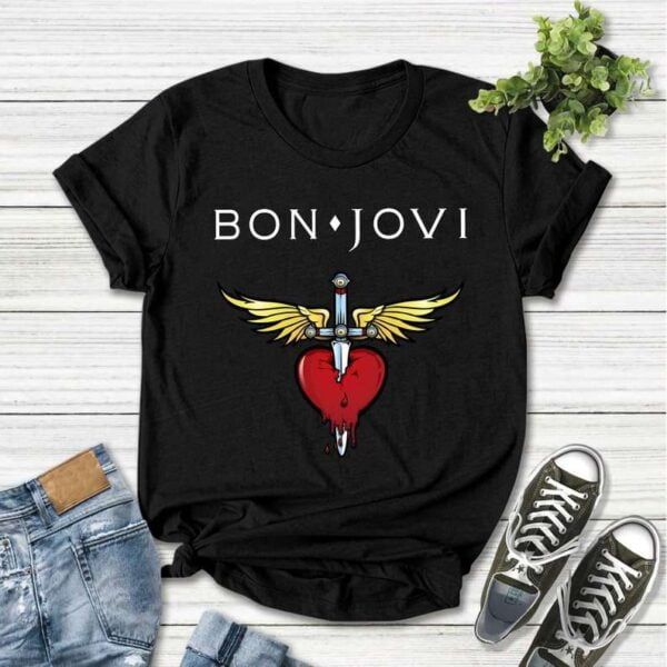 Bon Jovi The Heart and Dagger Shirt