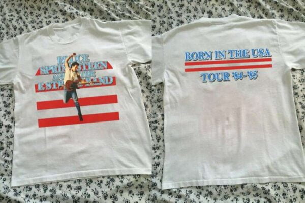 Bruce Springsteen and E Street Band Born in USA Tour 84 85 T Shirt