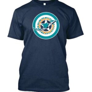 Captain America Dolphins Unisex T Shirt