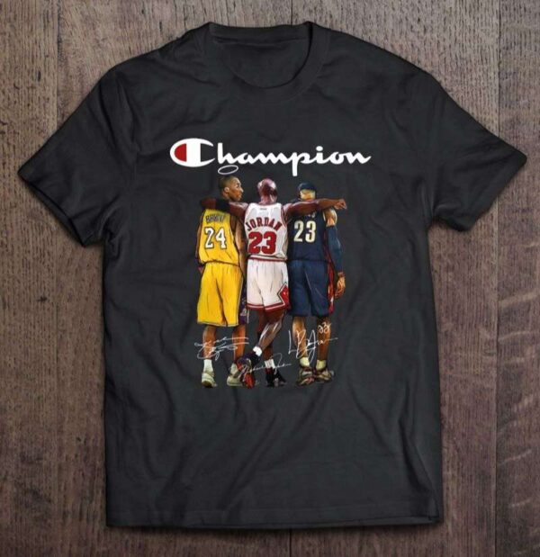 Champion T Shirt Basketball Players