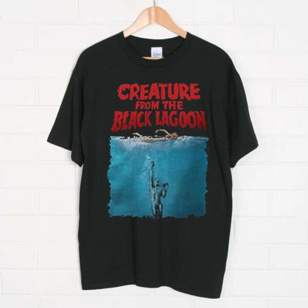 Creature From The Black Lagoon Jaws Parody T Shirt