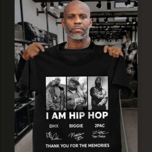 DMX Biggie And 2PAC Signatures Thank Memories Shirt