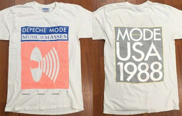 Depeche Mode Music For The Masses Tour 1988 T Shirt