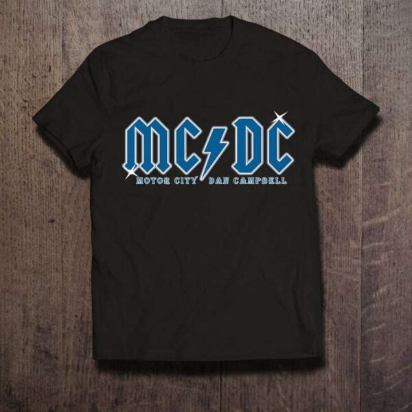 Detroit Lions MCDC T Shirt Motor City Dan Campbell