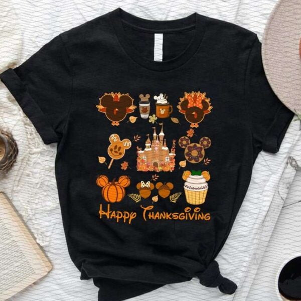 Disney Thanksgiving T Shirt Thankful Disney