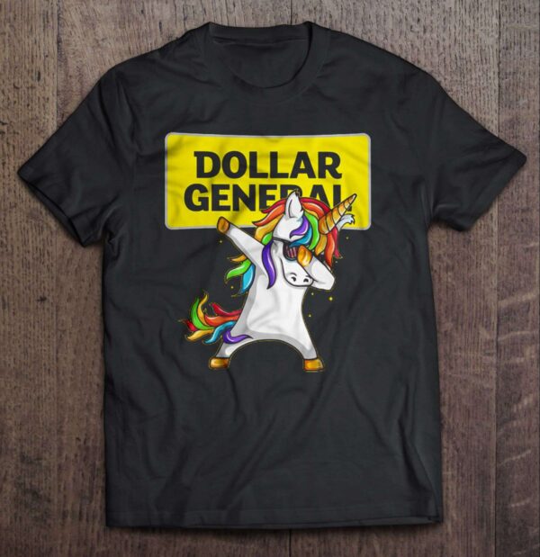 Dollar General T Shirt Unicorn Dabbing