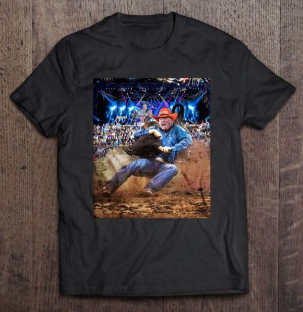 Donald Trump T Shirt Steer Wrestling