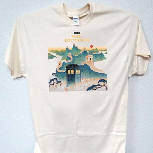 Dr WHO T Shirt BBC Inspired Great Wall of China