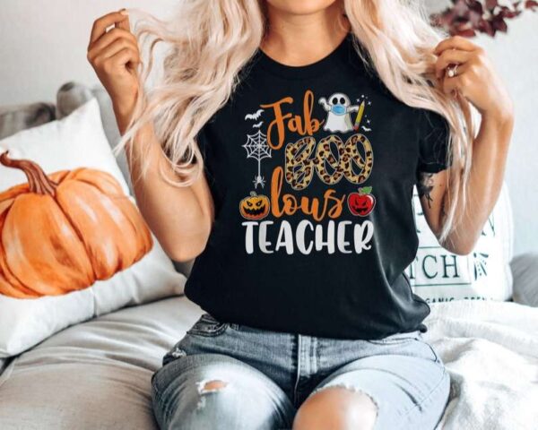 Fab Boo Lous Teacher Halloween Fall Shirt Halloween Teacher Gift
