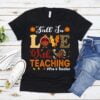 Fall In Love With Teaching Pre k Teacher Thanksgiving T Shirt