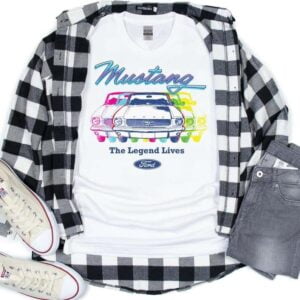 Ford Mustang T shirt Mustang the Legend Lives