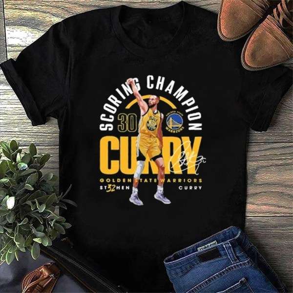 Stephen Curry Golden State Warriors 2021 Scoring ChampsT-Shirt Size S-5XL