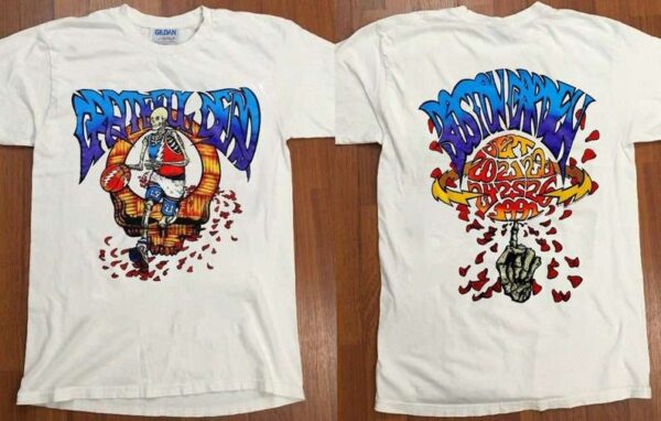 Grateful Dead Boston Garden Celtics Basketball NBA Vintage 1991 T Shirt