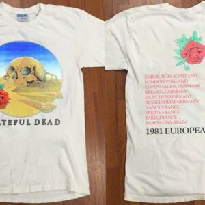 Grateful Dead European Tour Vintage 1981 T Shirt