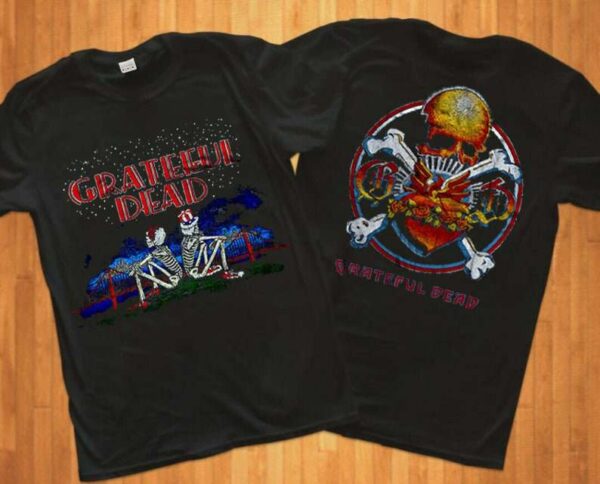 Grateful Dead Reckoning 80s Rock Concert Tour Vintage 1981 T Shirt