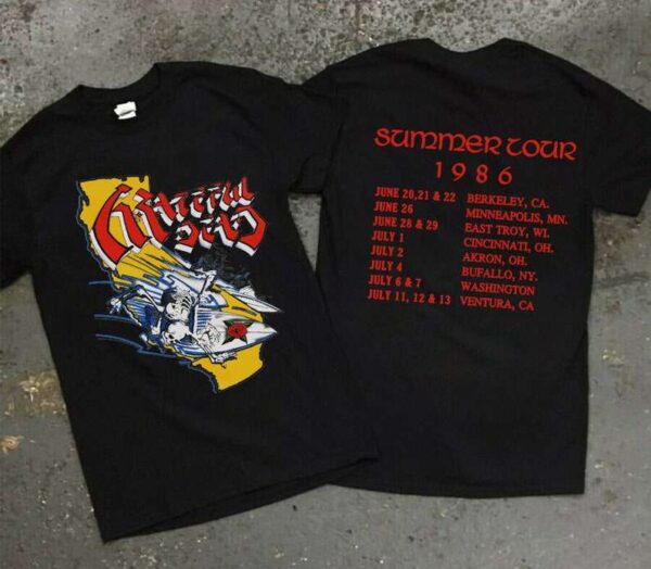 Grateful Dead Summer Tour 1986 Unisex T Shirt