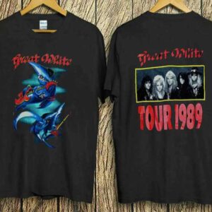 Great White Tour Concert 1989 T Shirt