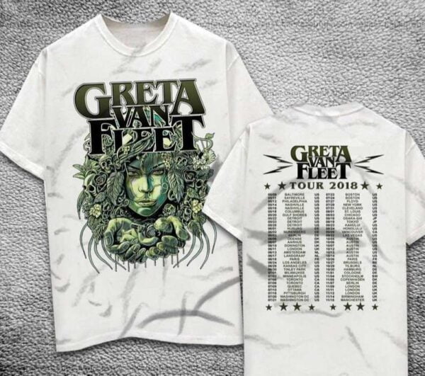 Greta Van Fleet Concert Tour Dates 2018 T Shirt