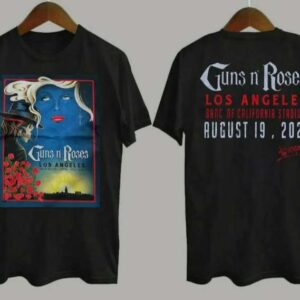 Guns N Roses Los Angeles Banc of California Stadium Tour 2021 T Shirt