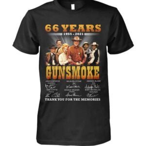 Gunsmoke Shirt 66 Years 1955 2021 Thank You For The Memories